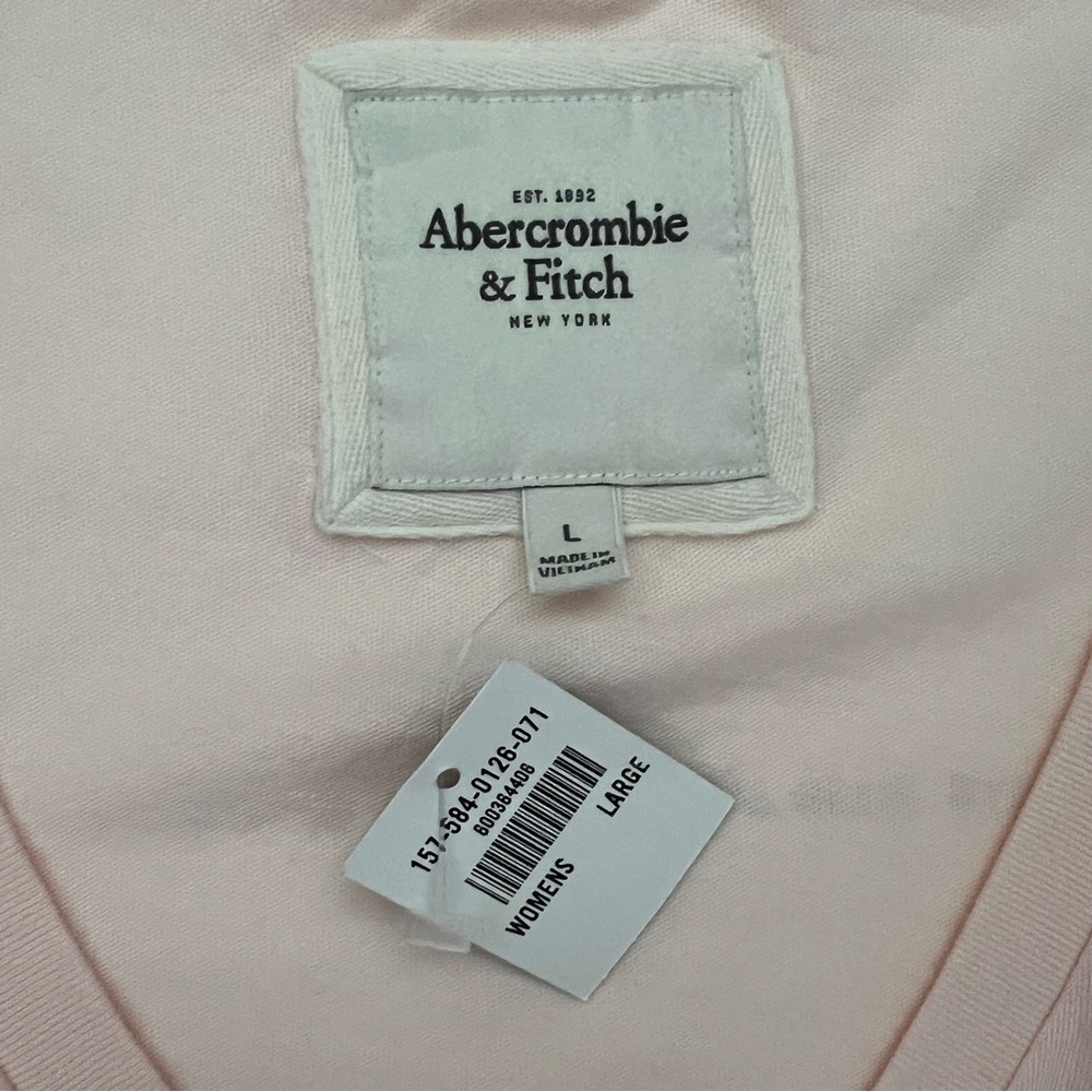 Abercrombie & Fitch Long Sleeve V Neck Tee - Picture 7 of 10